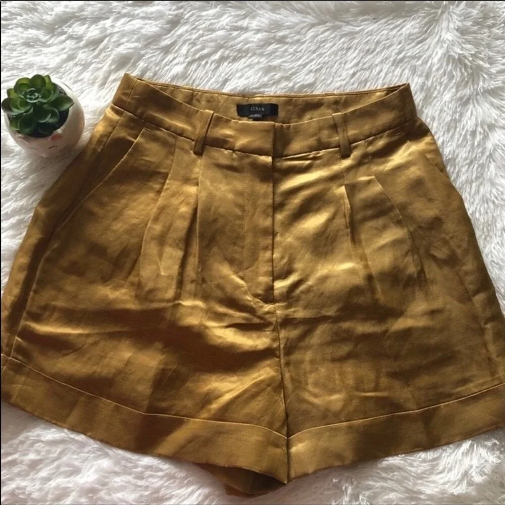 New J. Crew Linen Shorts